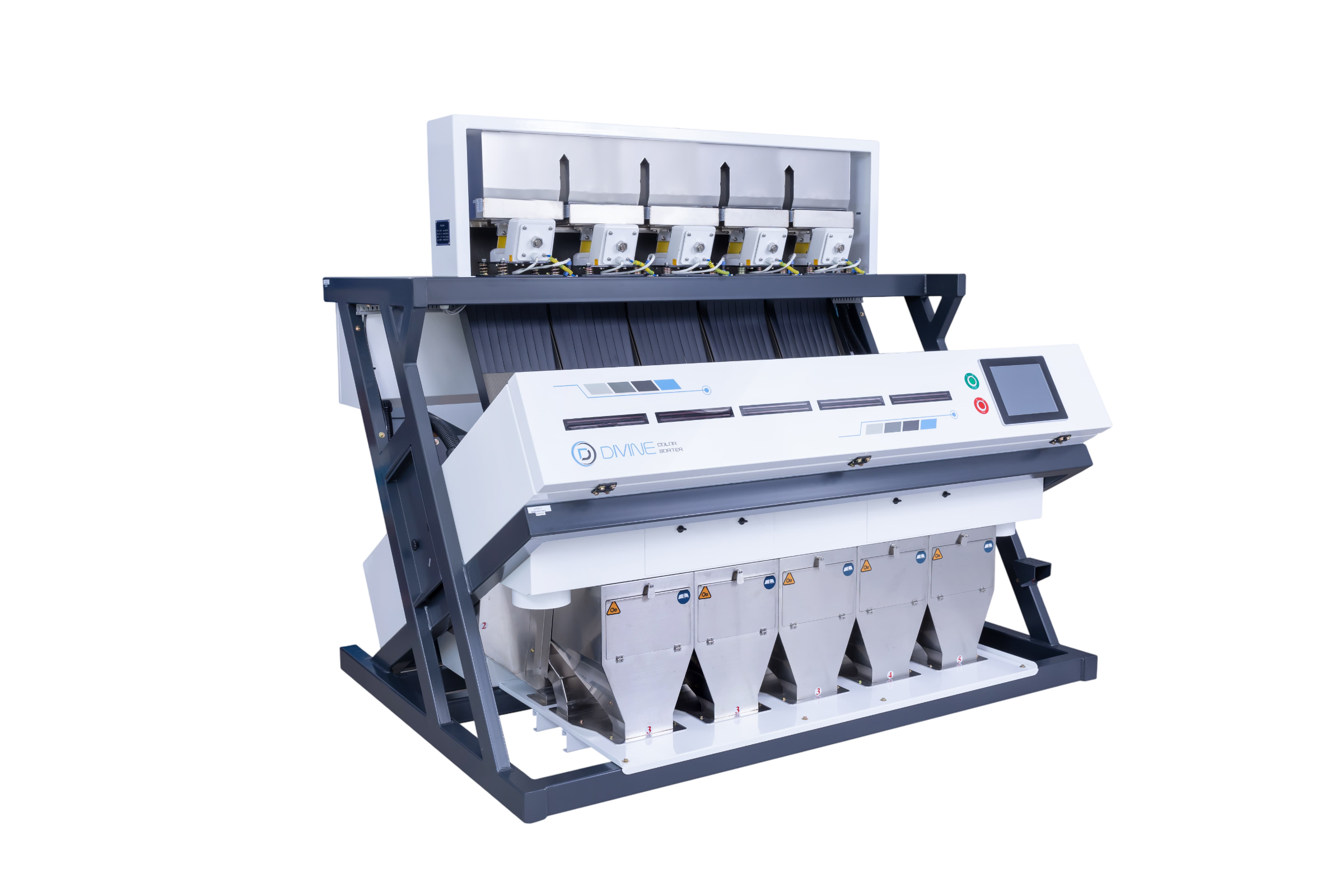 5 chute rice color sorter